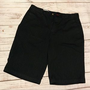 Black Pinstriped Volcom Shorts